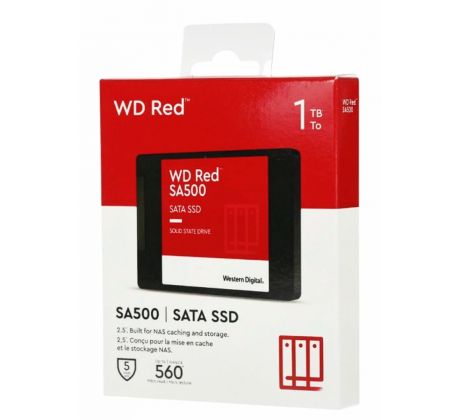 Disk SSD 1TB 2,5" SATA&nbsp;III WD Red SA500 NAS, 3D&nbsp;NAND, 7mm